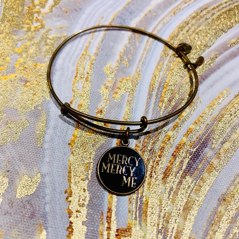 Alex and Ani 'Mercy Mercy Me' Charm Bangle